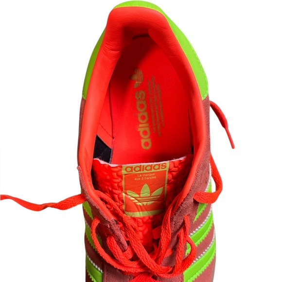 Adidas w’s orange platform gazelles 9.5 - Picture 9 of 11